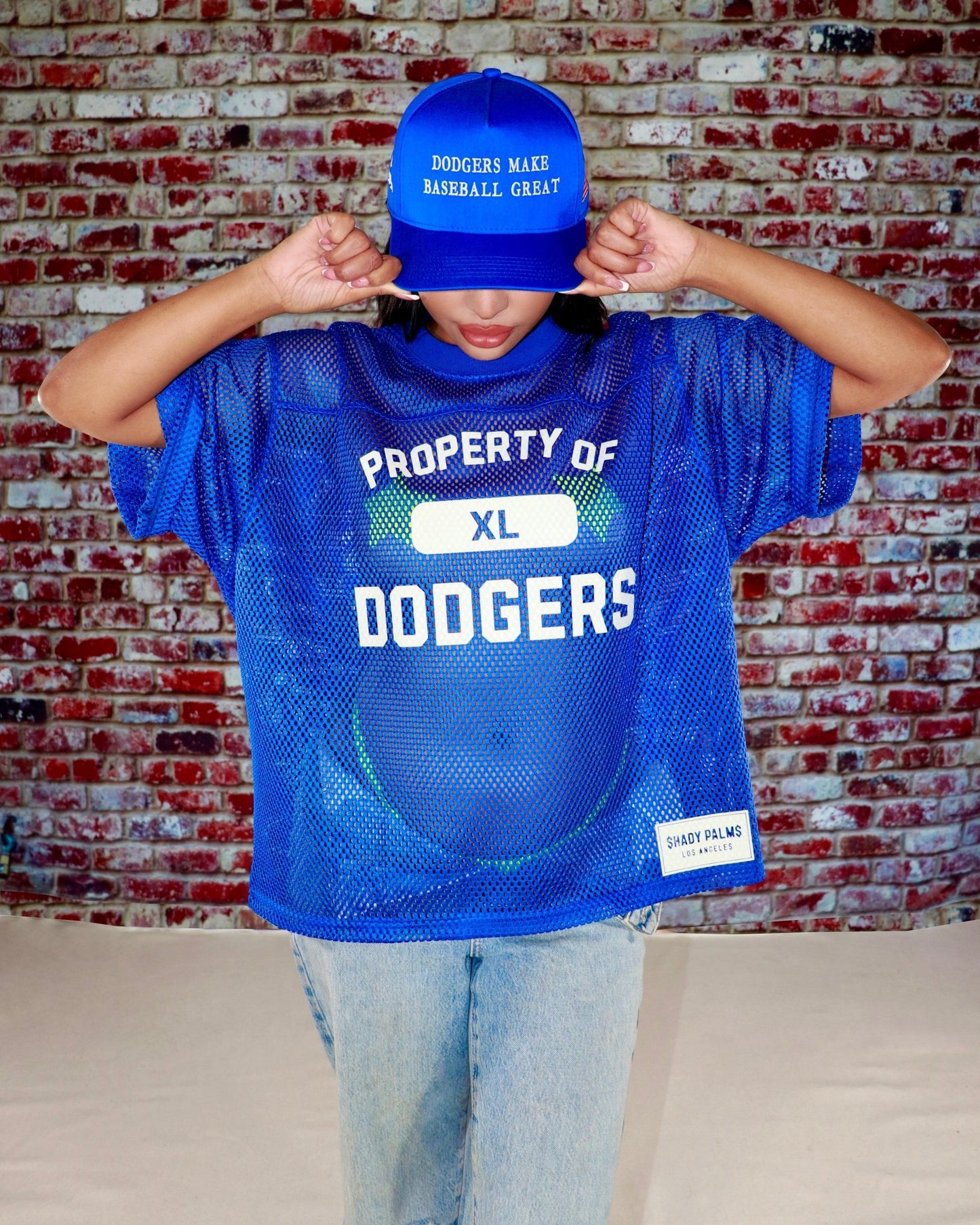 Shady Palms "Property of Dodgers" (Banda) Football Jersey